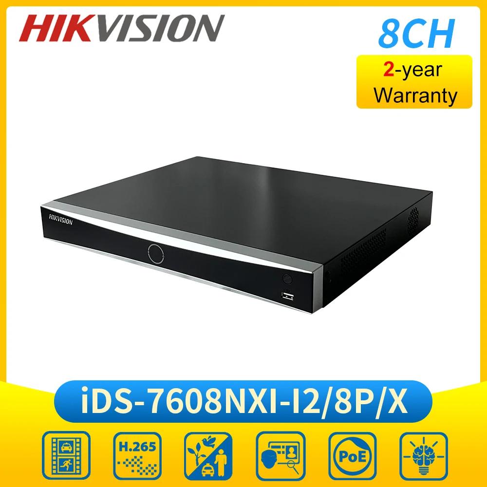 Hikvision POE NVR AcuSense DeepinMind Ʈũ  , iDS-7608NXI-I2/8P/X, iDS-7608NXI-M2/8P/X ü, 8ch 4K